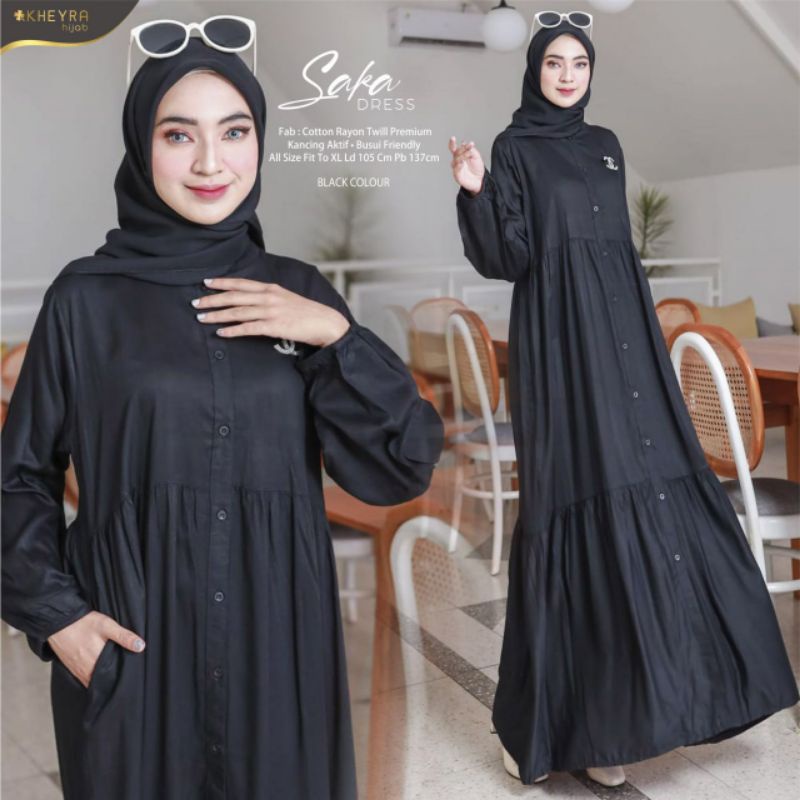 Saka Dress By Kheyra Hijab Store