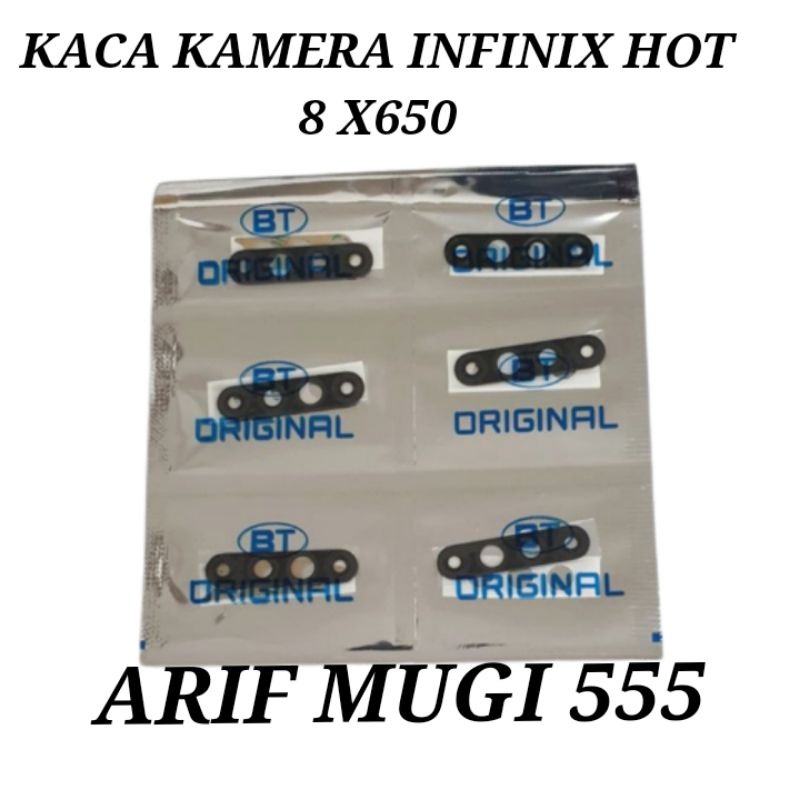 Kaca Kamera Lensa Camera Belakang Infinix Hot 8 X650 Original