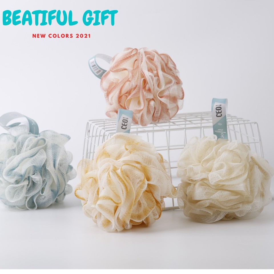 SHOWER PUFF | BATH PUFF | BUSA SPONS MANDI | SHOWER PUFF SIZE BESAR &amp; PADAT