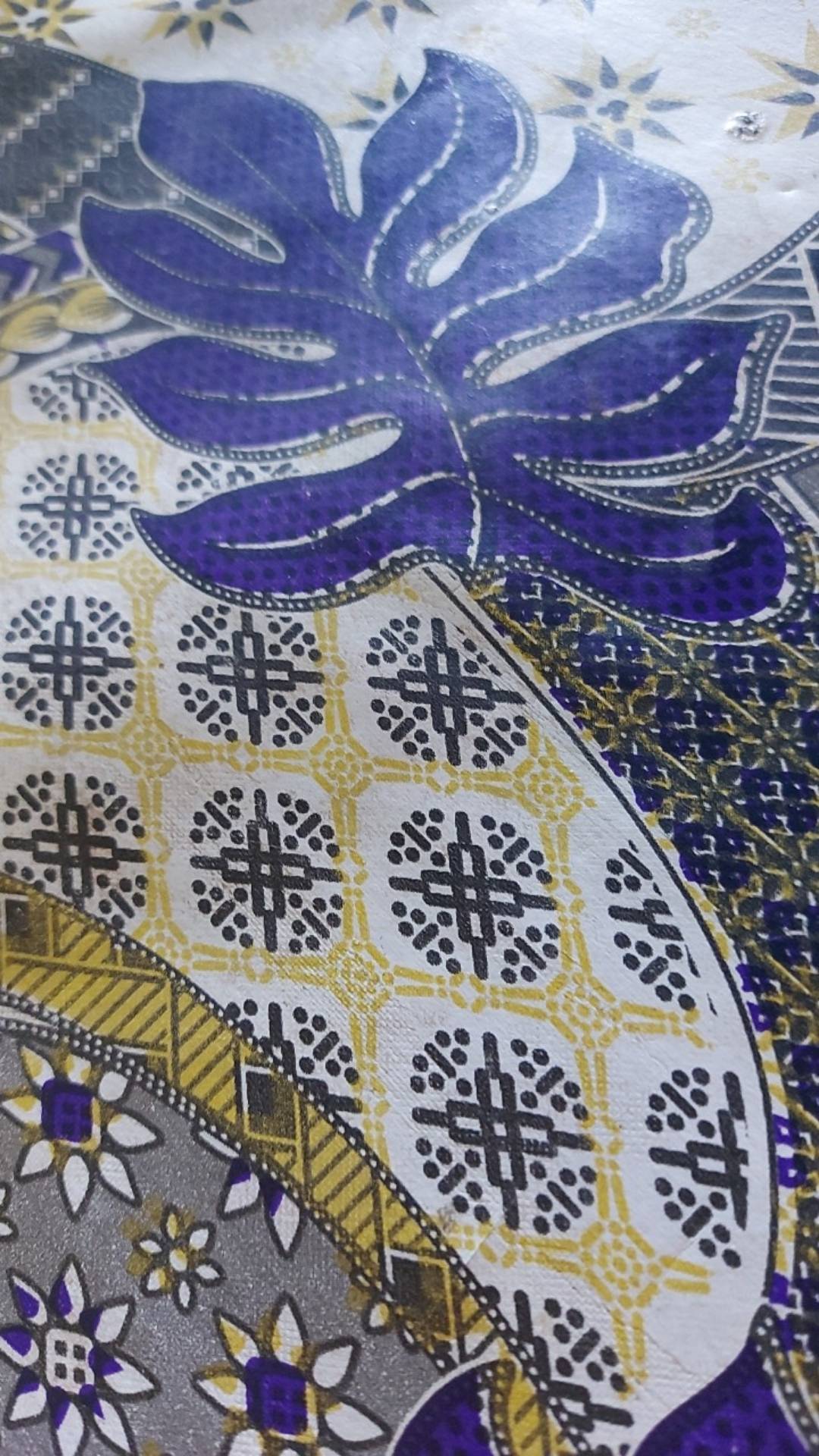 Batik Pria Premium Full Furing Biru Ungu Katun Sragenan Ori Batik Solo