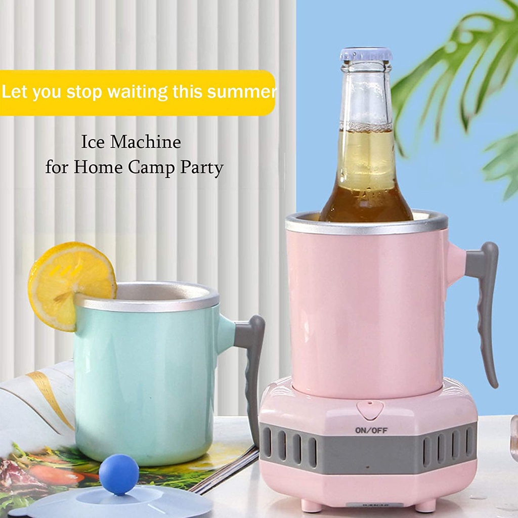 Beverage Cooler Cup Fast Cooling Mug Alat Pendingin Elektrik Gelas Minuman Kulkas Mini Portable