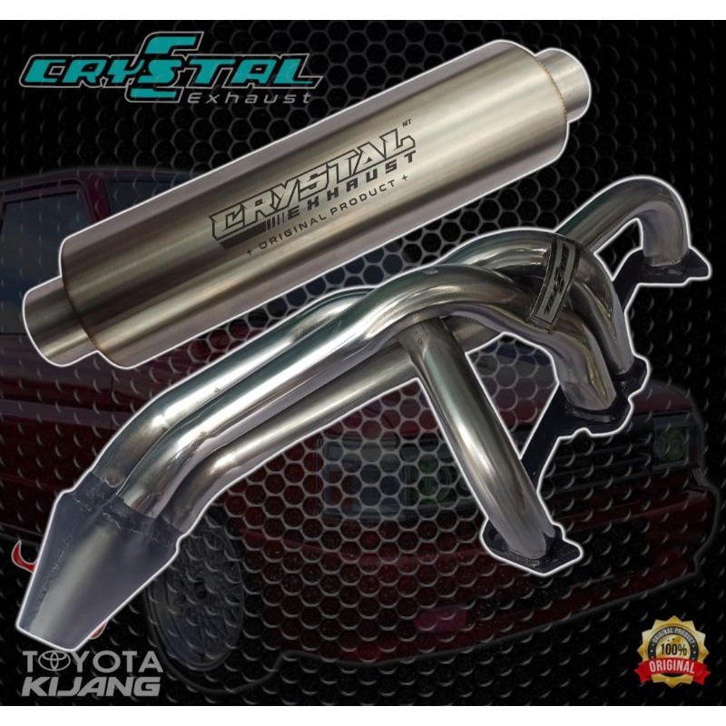 HEADER TOYOTA KIJANG EFI 1.8/ HEADER KIJANG KAPSUL/ HEADER COROLLA DX/ HEADER COROLLA/ RESONATOR RAC