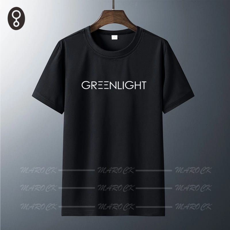 Kaos pria distro greenlight better ada 6 warna basic kaos pria distro