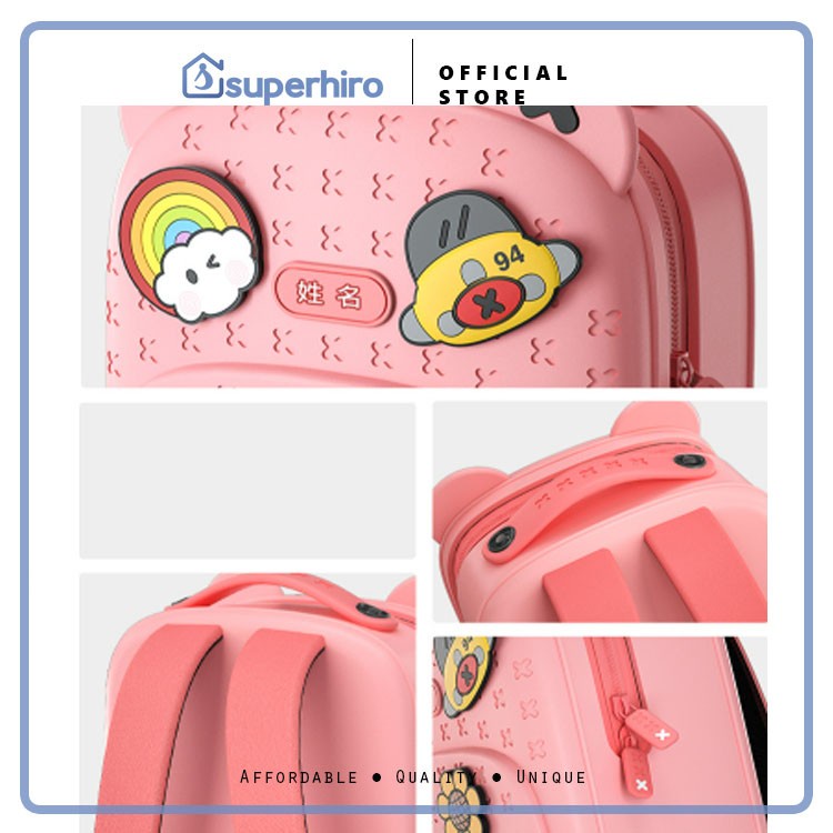 TAS SEKOLAH ANAK TK SD BACKPACK RANSEL KADO HADIAH PREMIUM WATERPROOF