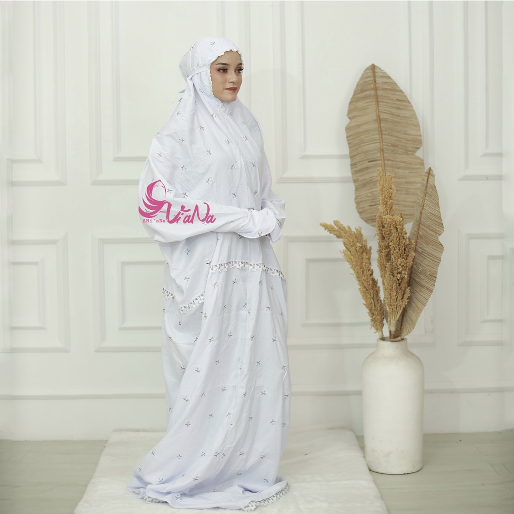 Ani'Ana Official - Mukena Remaja Mukena Lajur Bordir Mukena Terusan Mukena Santri Terusan Mukena Pol