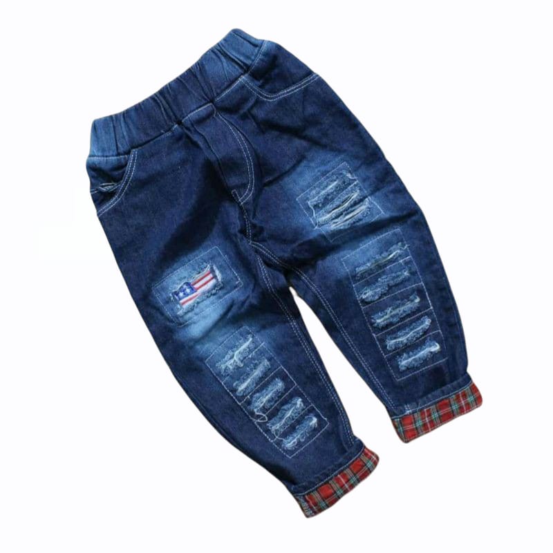 CHINO IMPORT CELANA PANJANG ANAK RIPPED STIK BALIK 1-10 th Celana Panjang Anak Jeans