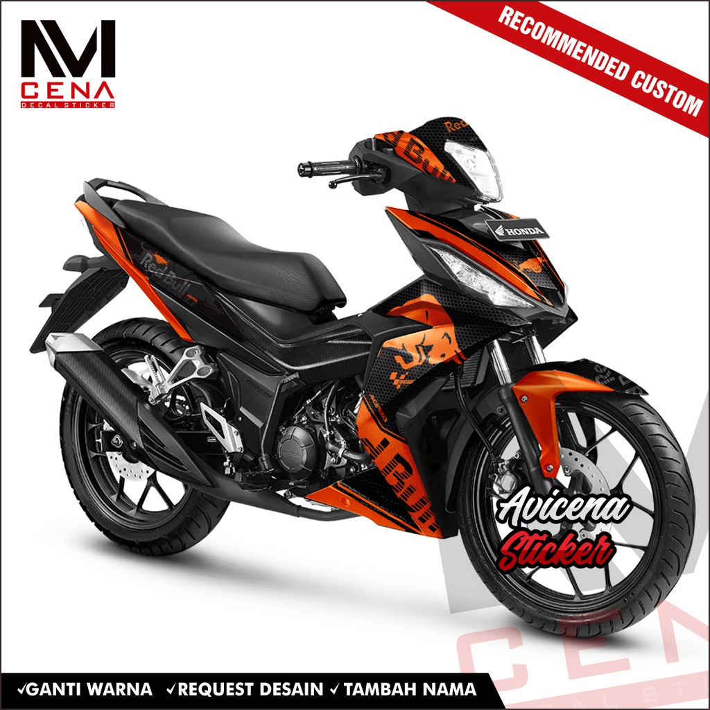 Sticker Decal Honda Supra GTR 150 Decal Sticker Supra GTR Sticker Striping Decal Supra GTR Bull