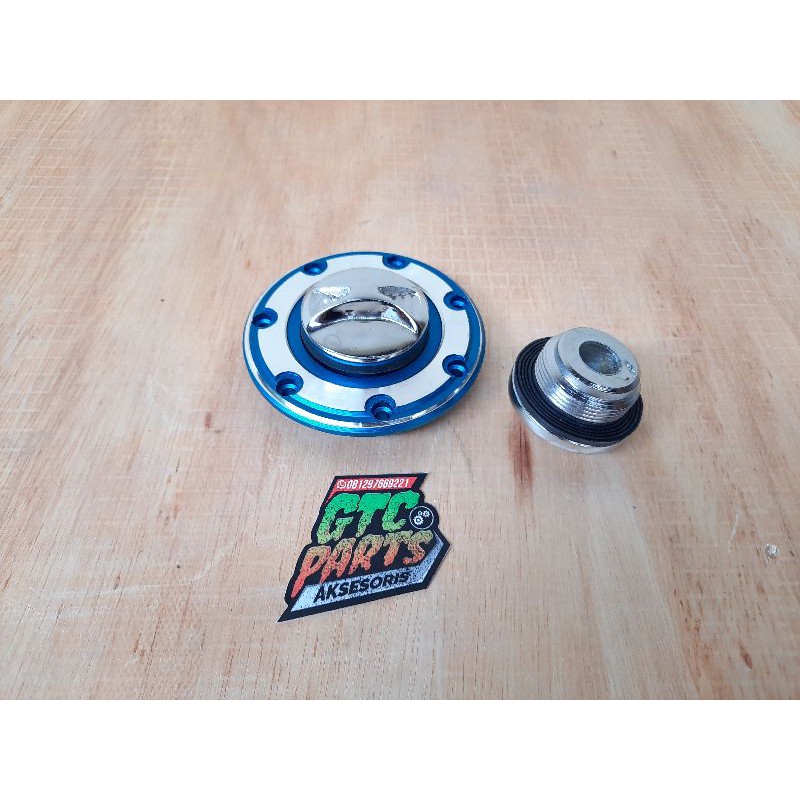 tutup tangki ninja R RR CNC Drat Custom CB GL100 GLpro Tiger