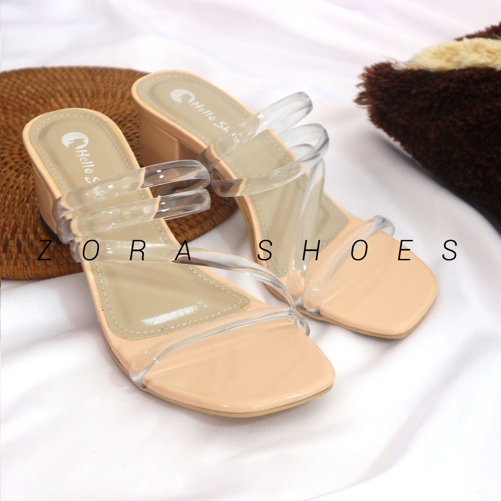 Sandal Wanita Zora Heels Wanita Syeila