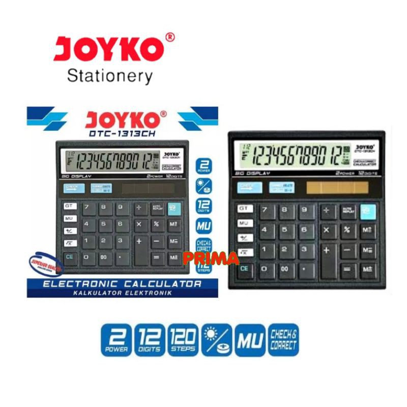 

KALKULATOR JOYKO DTC 1313CH (12 DIGIT)