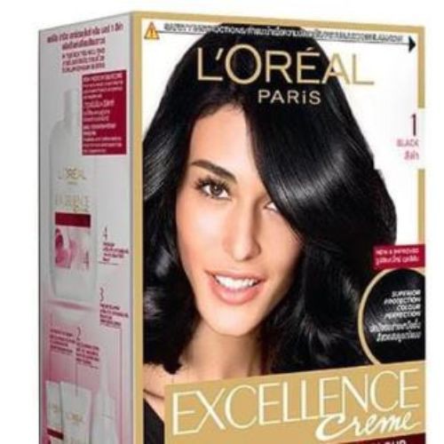 Loreal Excellence Hair Color Hitam Alami 1