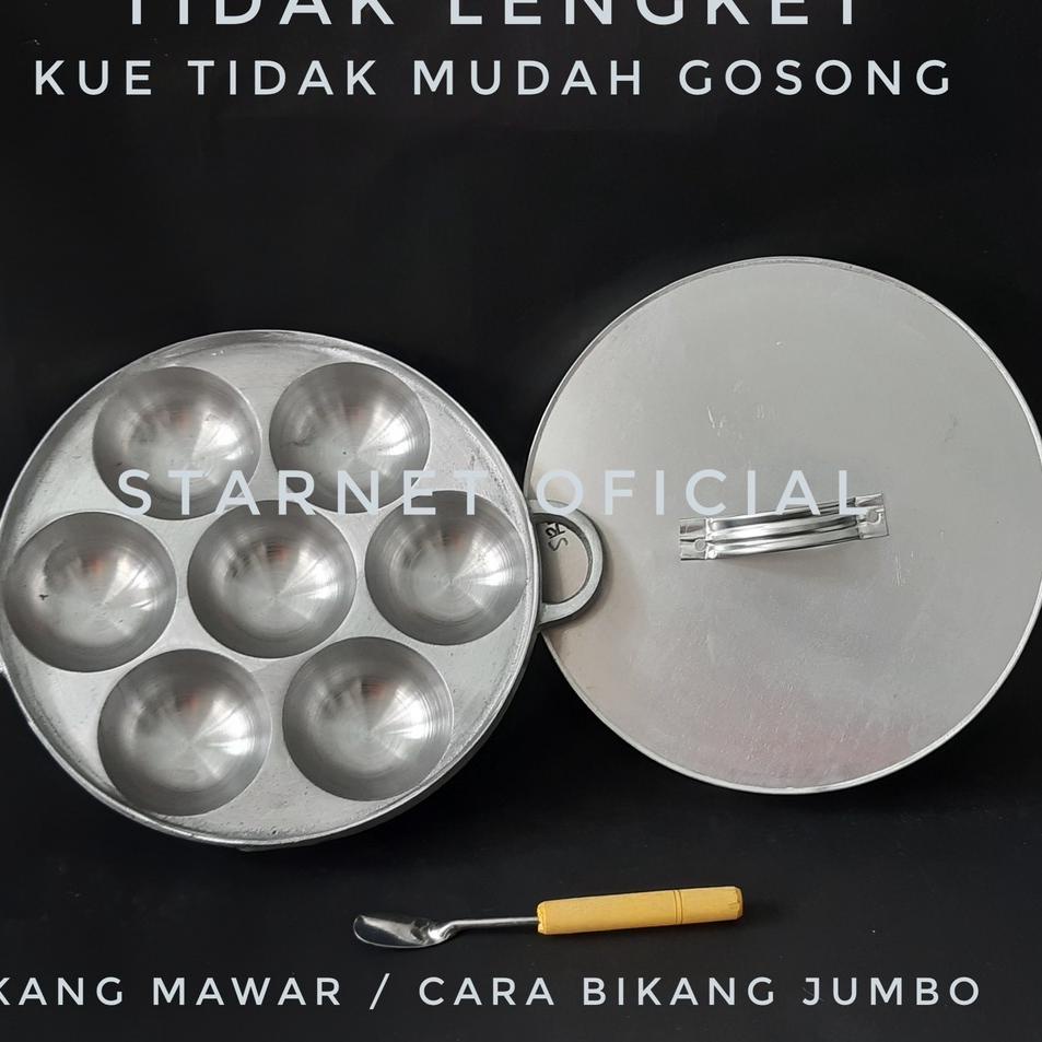 Booming Cetakan Kue Khusus Bikang Mawar Cekung Sedang Tebal Anti Lengket