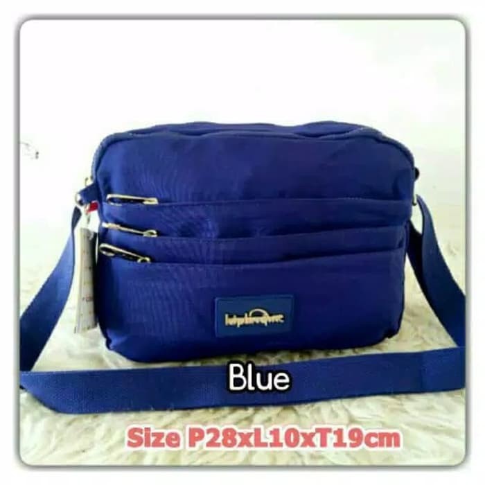 Tas Selempang Wanita Import Kipling Polos 6Ruang