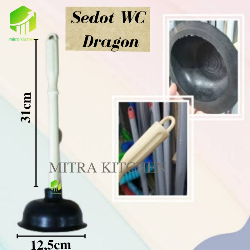 Dragon Sedot WC Alat Penyedot Wc Karet Pompa Sedot Wc
