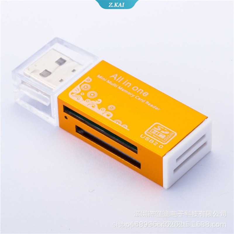Card Reader 4 in 1 Untuk Memory Stick Pro Duo Micro SD / T-Flash