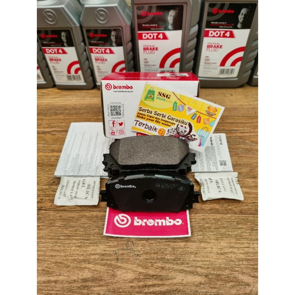 Brake pad Kampas rem depan Toyota Camry Wish BREMBO