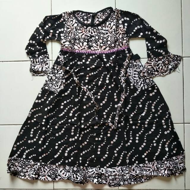 Gamis Anak Murah/Gamis Batik Size 5-6Th/Gamis Anak/Dress