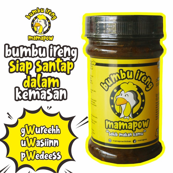

Bumbu Ireng Kemasan Siap Saji 135 gr Netto
