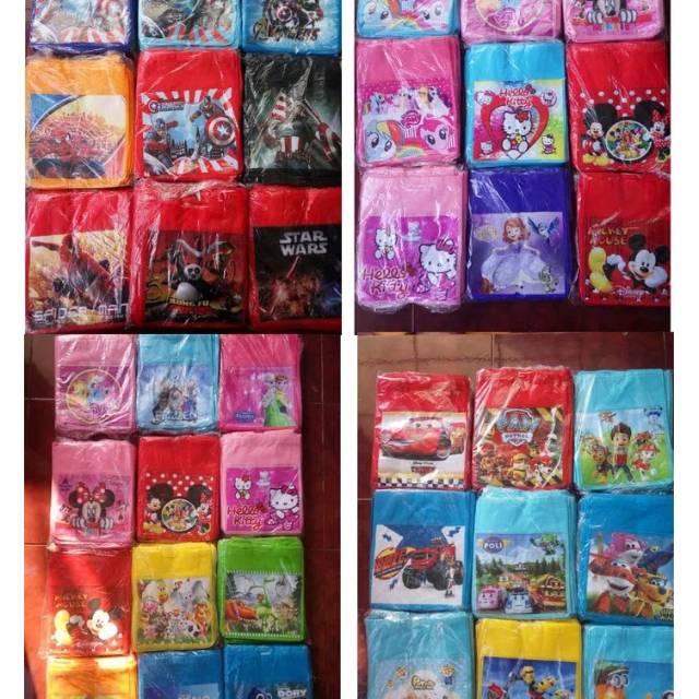 

Tas ultag / goodie bag ulang tahun / desain foto anak atau karakter