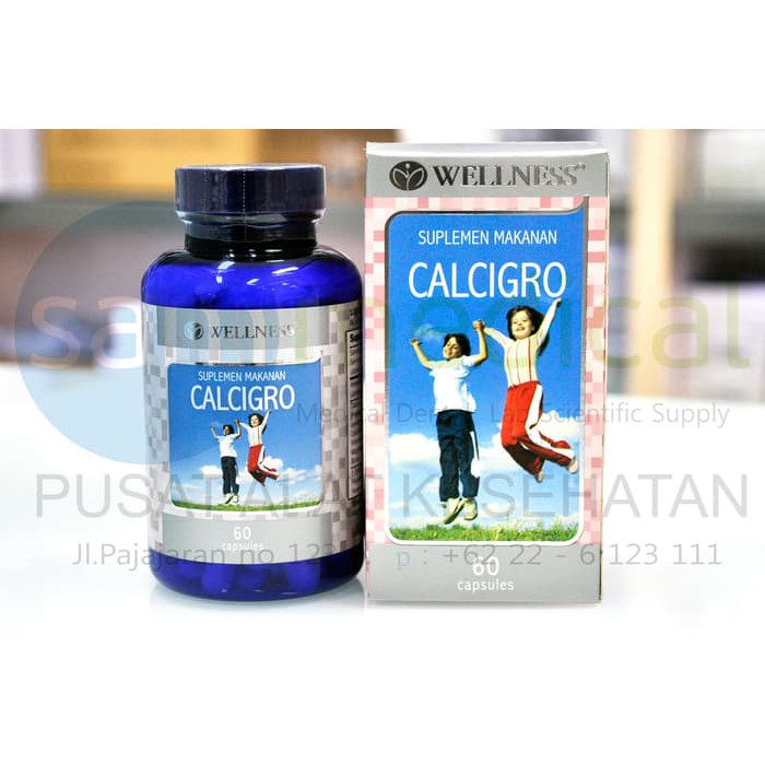 Medica - WELLNESS CALCIGRO   kalsium anak   vitamin anak  60