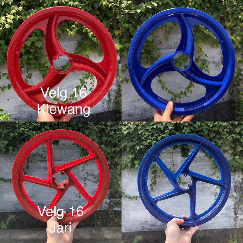 YU89KL   Velg Sepeda Velg Pelek RACING Sepeda 16 BMX/LIPAT