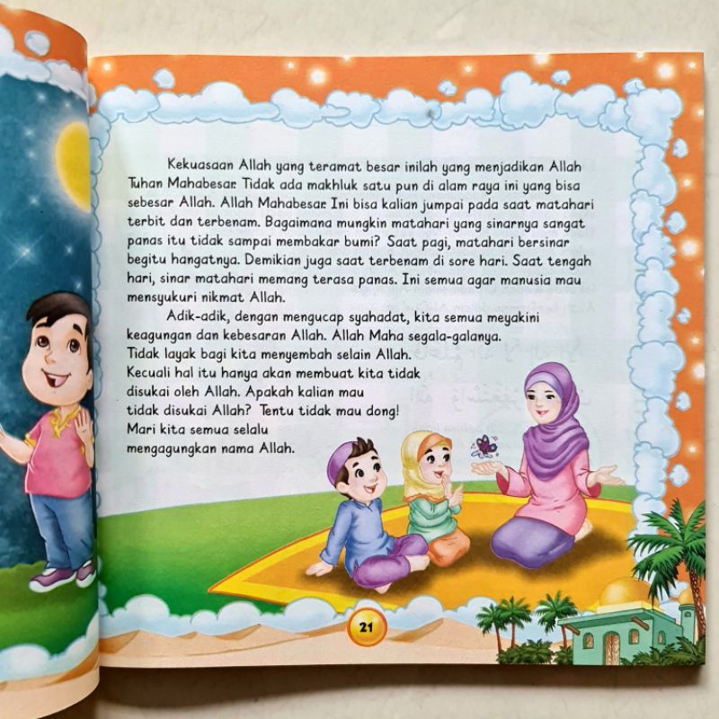 Edisi Full Colour Buku Yuk..! Belajar Rukun Islam For Kids - Buku Anak Ready Stok