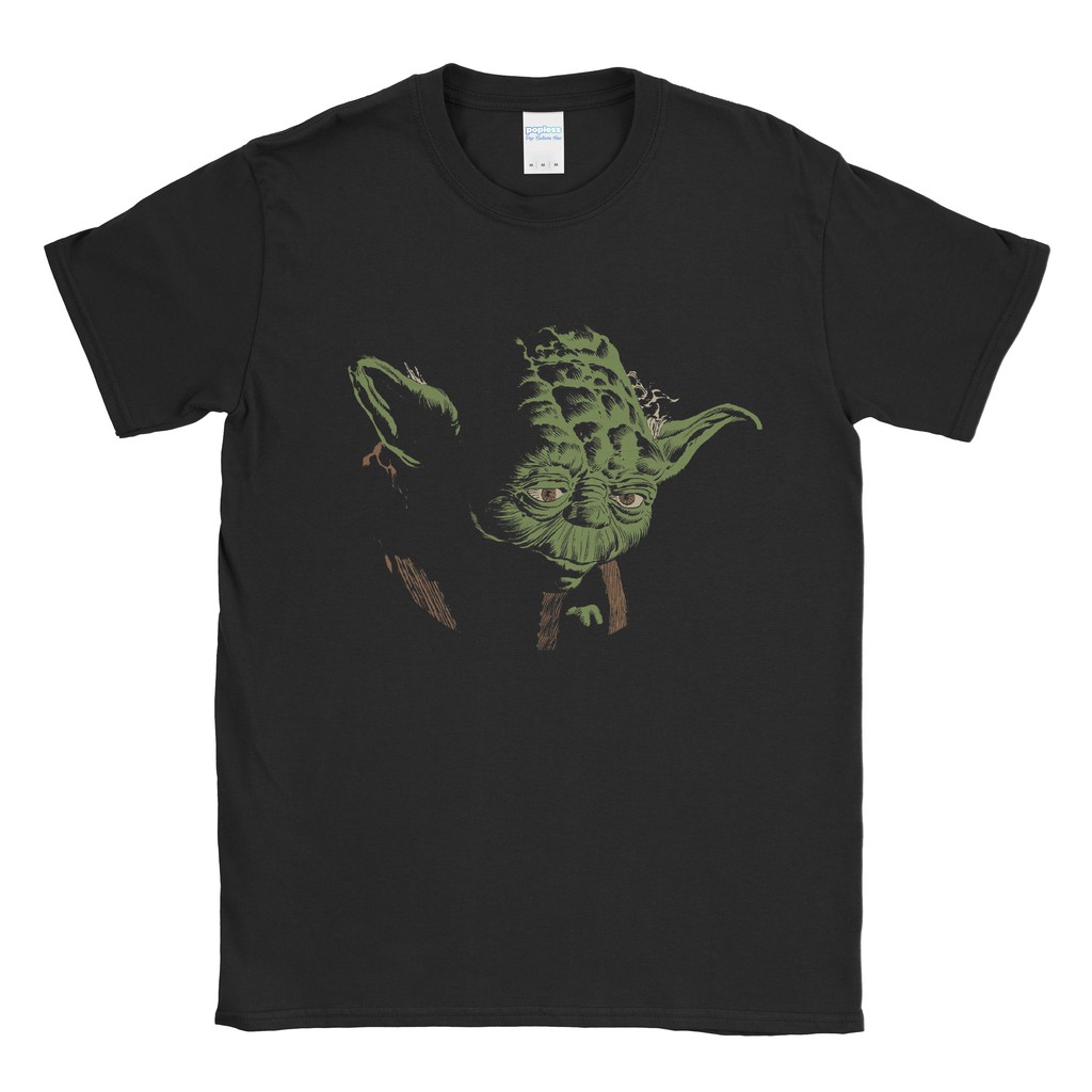 Baju Kaos Tshirt Star Wars Yoda In The Dark