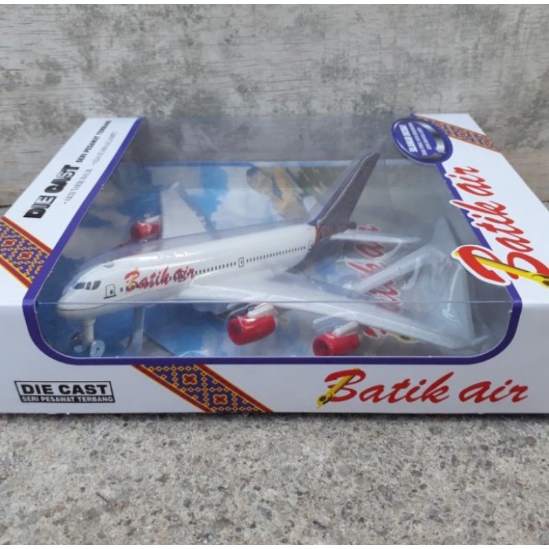 Diecast Pesawat Batik Air- Miniatur Pesawat Diecast Aircraft