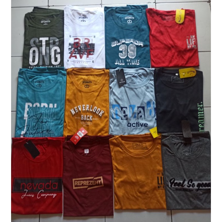 TERMURAH KAOS Nevada, Tzone, one to be, Double digit, 3 points ORIGINAL