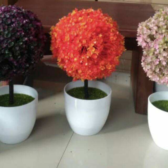 Bonsai tanaman hias (plastik)