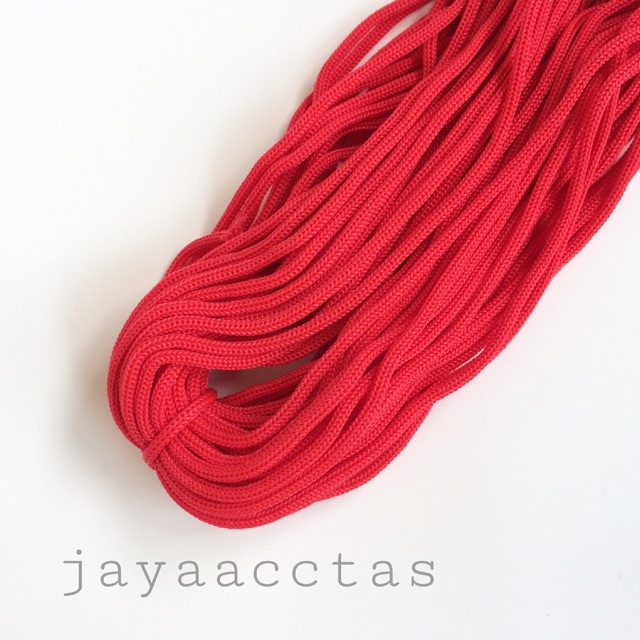 Tali kur 3 mm bahan benang poly merah