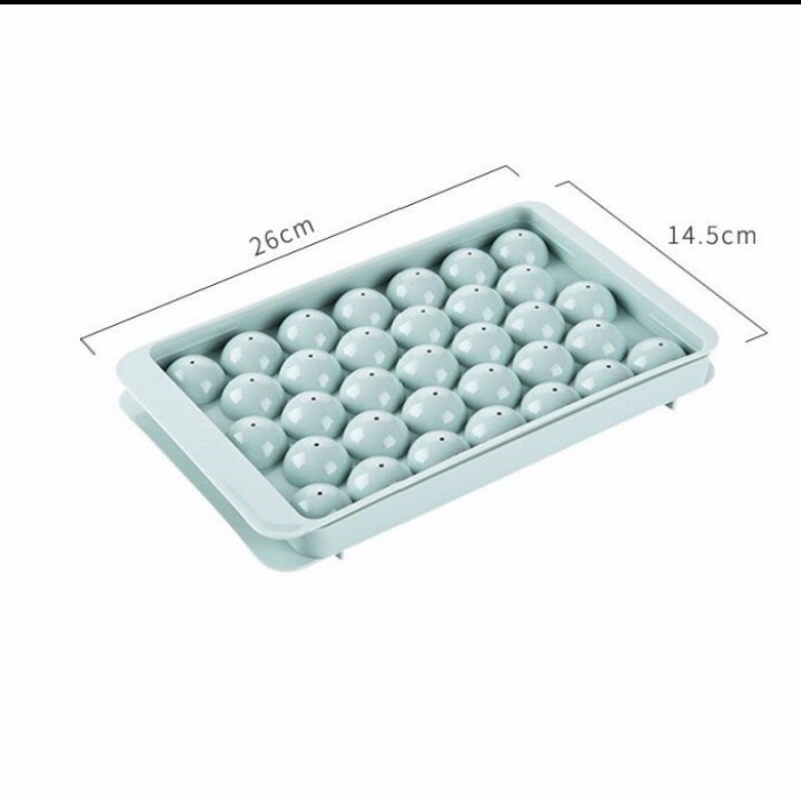 Bentuk Bola Ice Ball Cetakan Es Batu Jumbo Telur Puyuh Bulat Plastik Cetakan Puding Buah Praktis