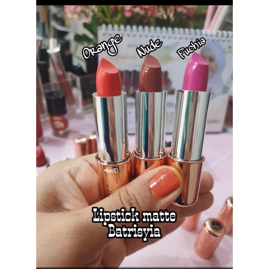 Lipstik lipstick matte batrisyia gincu long lasting vco