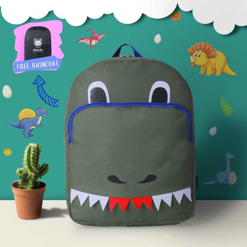 Tas Backpack Anak Cowok Model Terbaru Olive | Tas Anak Laki | Tas Ransel Anak Karakter | Tas Anak Sekolah Premium Material | Tas Anak TK SD