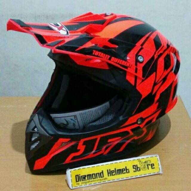 Helm cross JPX CrossLine Red Black