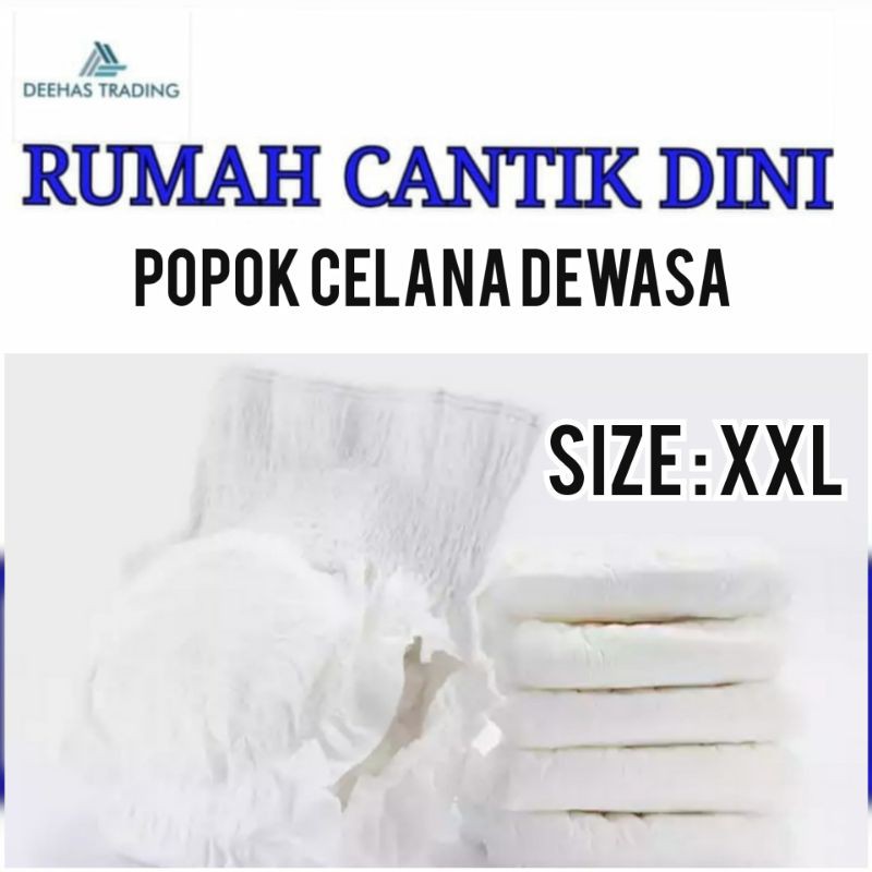 Klik Etalase Untuk Melihat Harga Termurah ! 2XL POPOK DEWASA CELANA ISI 20 PCS (GRADE A)