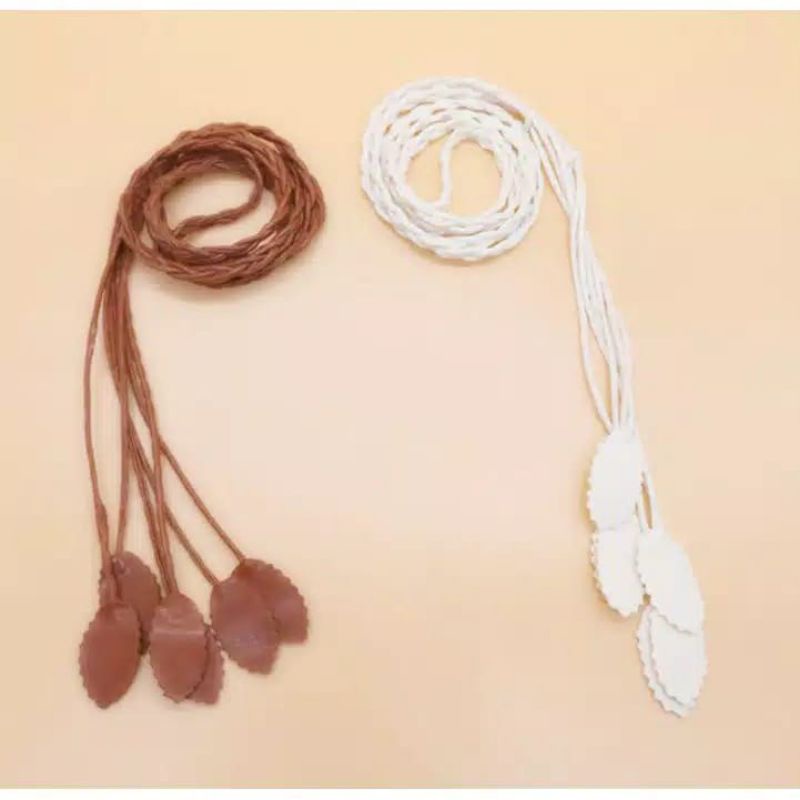 Ikat Pinggang Strap Kepang Tipis Daun