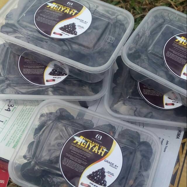 

Kurma Ajwa Aliyah Madinah Original Grade A+ Premium Organic 500gr | Anti Sihir