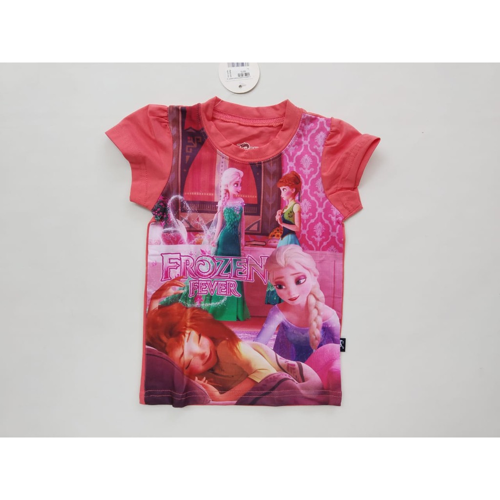 J2 Tshirt B.3 903 Frozen Peach/atasan anak /kaos anak/ j2 tee
