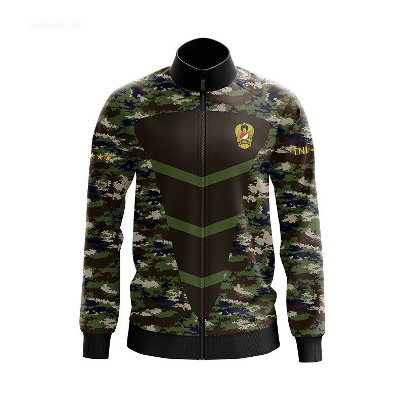 JAKET KASAD PRINTING OLAHRAGA TNI AD LORENG KASAD NKRI JAKET KASAD TERBARU