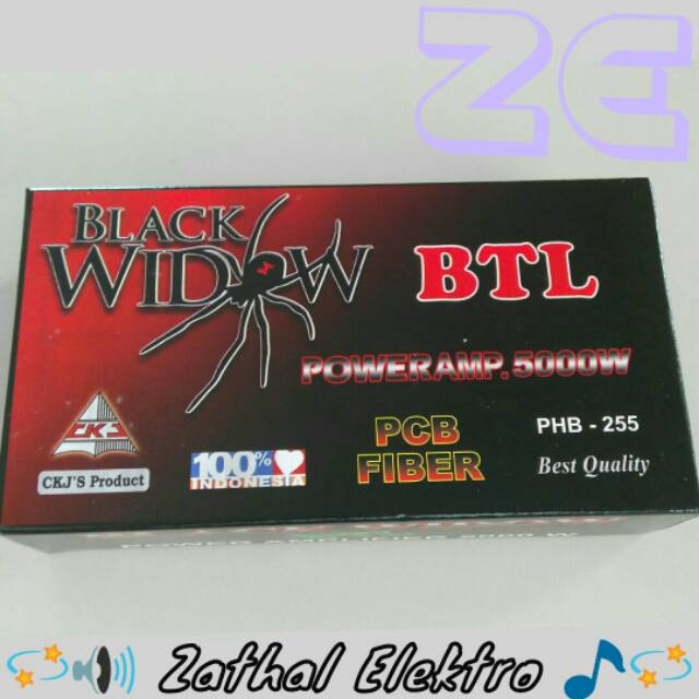 Kit Driver BTL Black Widow 5000W PCB Fiber