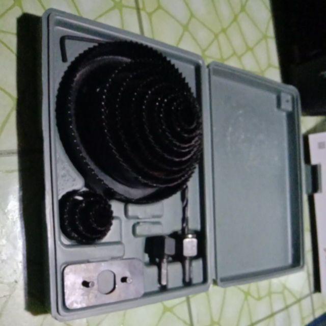 Bisa Cod Holesaw Hole Saw Kit Set Mata Bor Pelubang Kayu 16pcs 16 Pcs