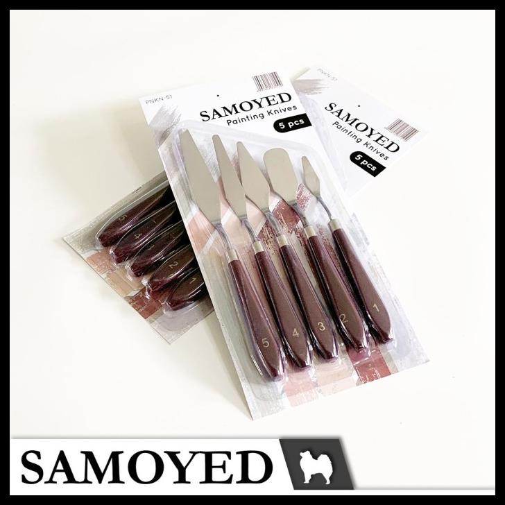 

Pisau Palet / Lukis / Palette Knives / Painting Knife Set - Samoyed