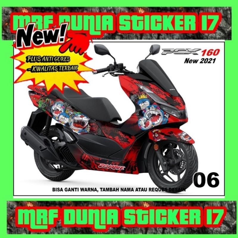 Sticker decal Honda PCX 160 Full Body decal Honda PCX NEW 160 Full body Sticker PCX 160 Full body 06