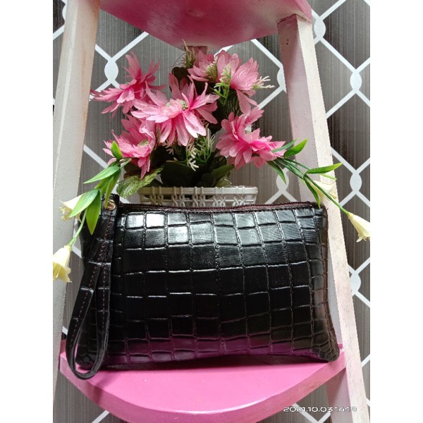 clutch croco size 21x13cm murah kualitas oke