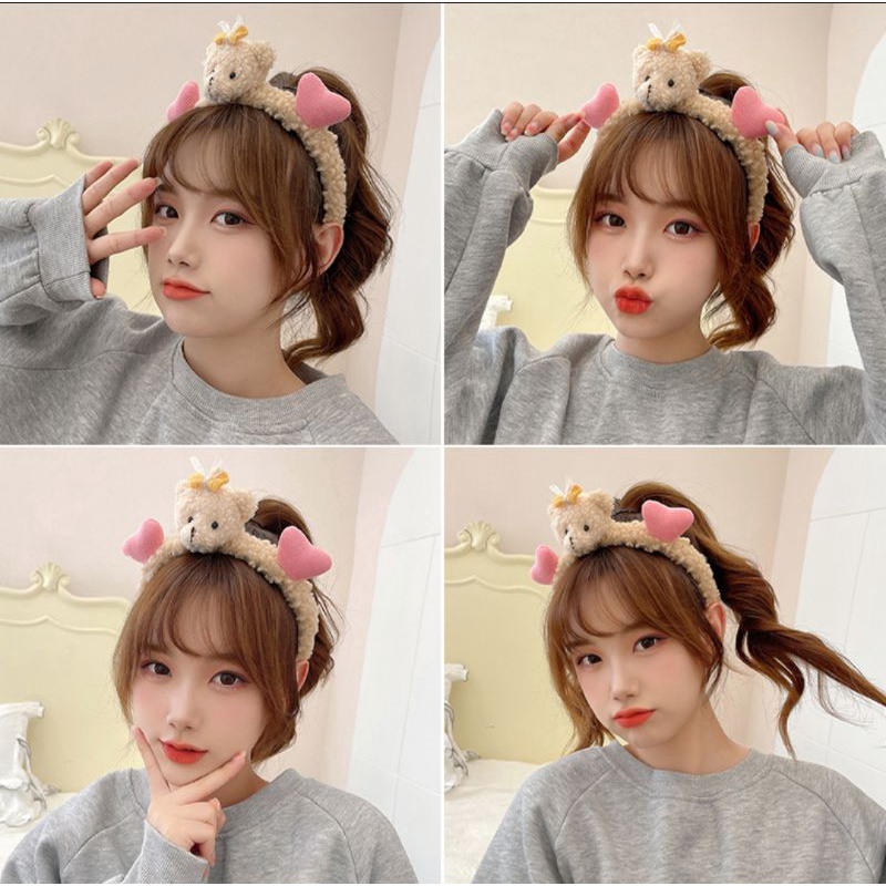 Bando Boneka Korean Style / Bandana Korea Lucu Headband