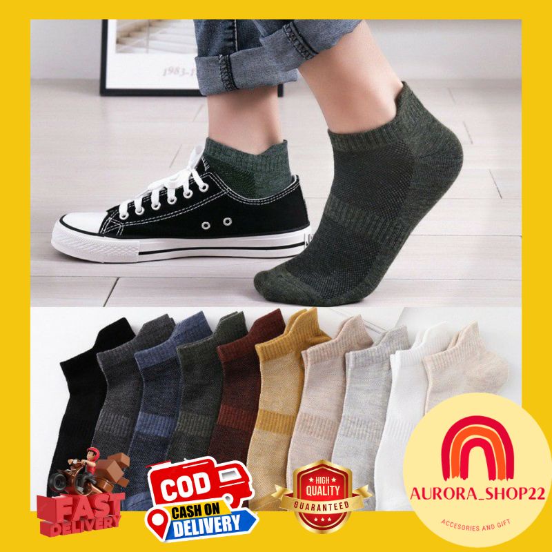 [COD] Kaos Kaki Pendek Cowok Kaos Kaki Pria Semata Kaki Import Premium Tebal