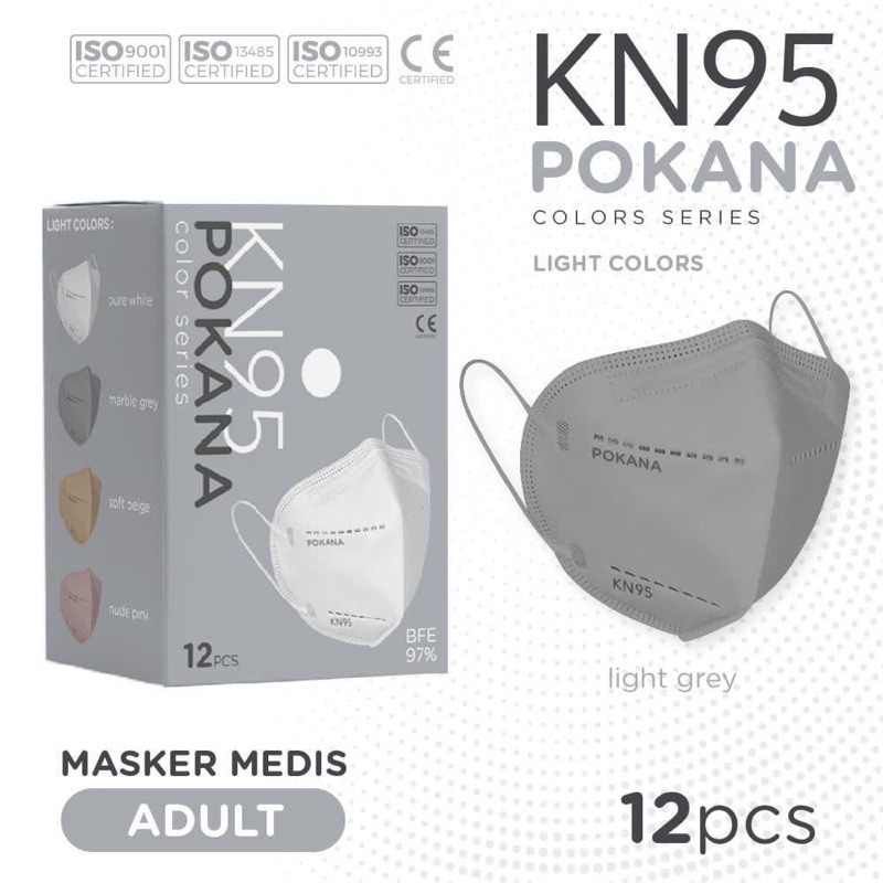 Makassar ! Pokana Masker Medis KN 95 Color Series