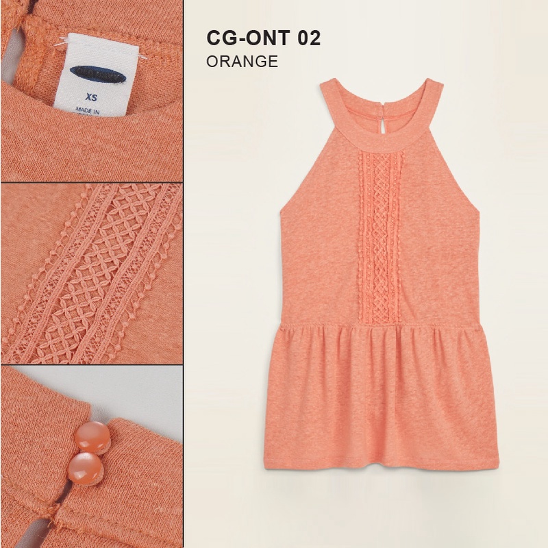 OLD NAVY PEPLUM BOHO TANK - HALTER NECK - TANKTOP WANITA ORI-6