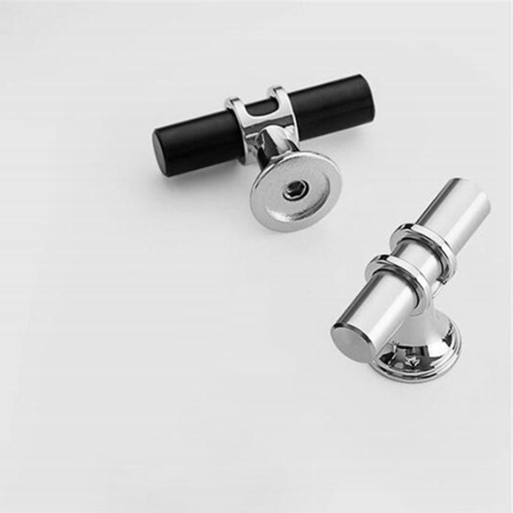 [Elegan] Handle Pintu Zinc Alloy Dengan Sekrup Modern Dapur Lemari Perbaikan Rumah Tarikan Lemari Gagang Kabinet
